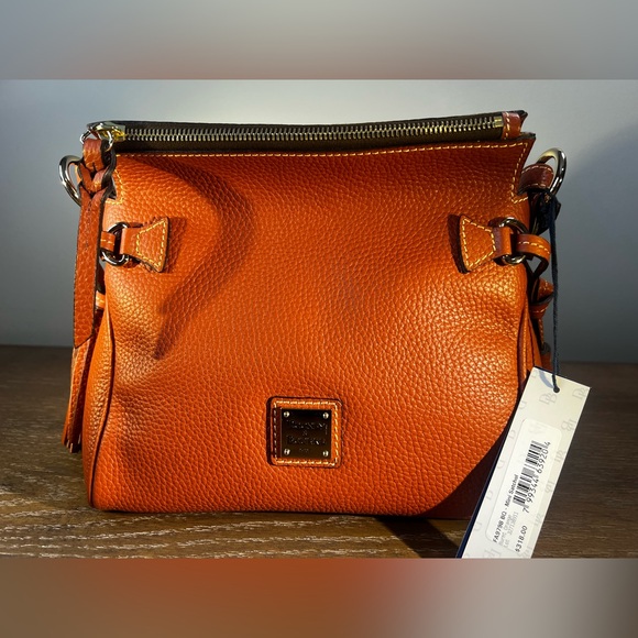 Dooney & Bourke Burnt Orange Crossbody Bag with Gold Hardware - Picture 1 of 12